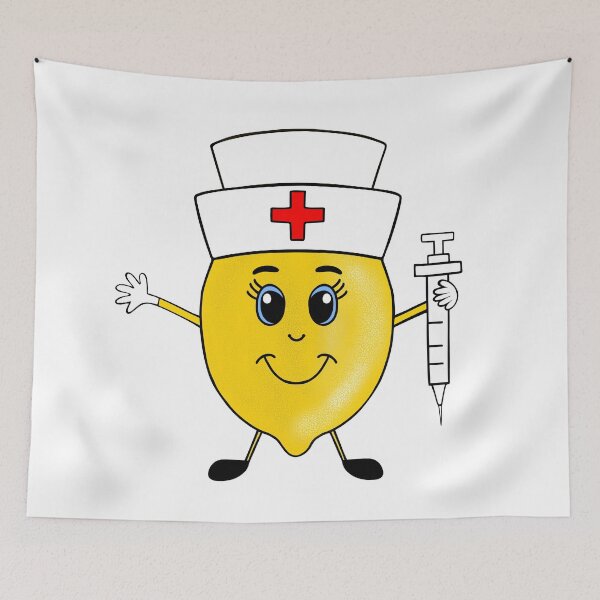 Item preview, Funny Lemon Nurse designed and sold by Sartoris Art.