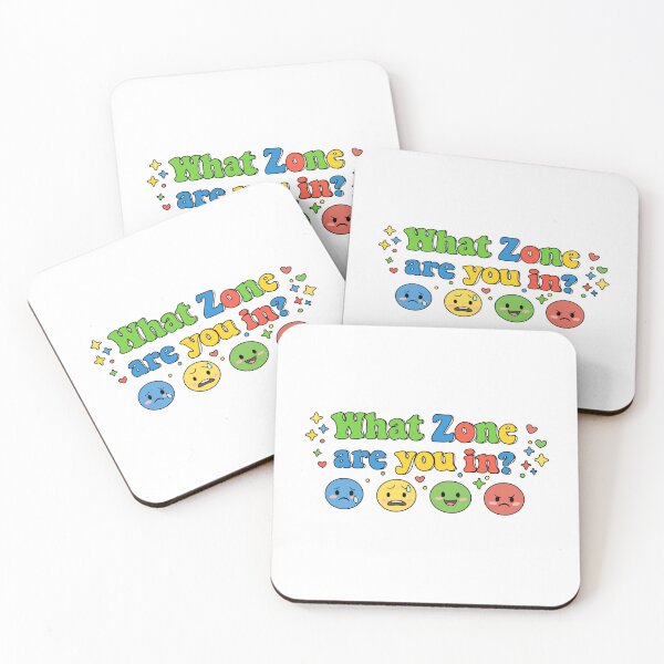 Item preview, What Zone Are You In? Emotions Sticker designed and sold by TheStickerPsych.