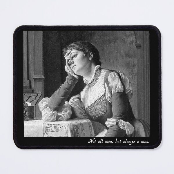 Item preview, Jaded feminist (black and white) designed and sold by Lisandre.illu.
