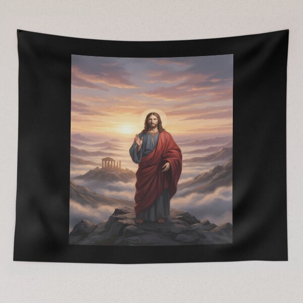 Item preview, Jesus Christ on Mountain Top designed and sold by DeXigns.