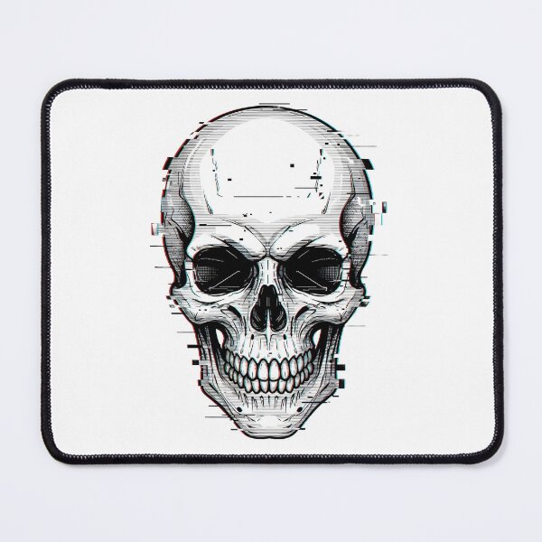 Item preview, System Failure: Glitch Skull Cyberpunk Horror Art designed and sold by GlitchRaven.