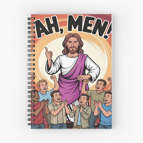 Item preview, Ah, Men! Cartoon Illustration designed and sold by DeXigns.