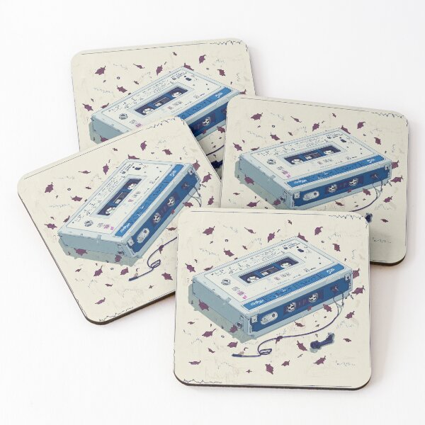 Item preview, Vintage Cassette with Fallen Leaves designed and sold by CLEARART7.