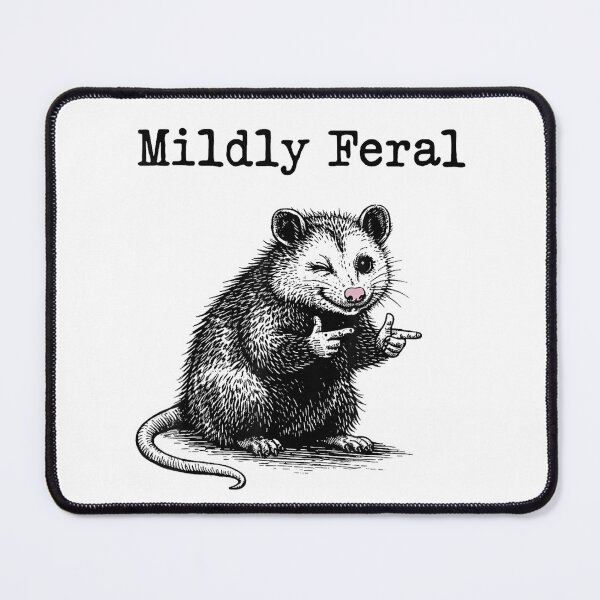 Item preview, Mildly Feral Opossum Meme Funny Lover Opossum , Opossum Gift For Mom Dad Kids designed and sold by Opossum GIFT ★★★★★.
