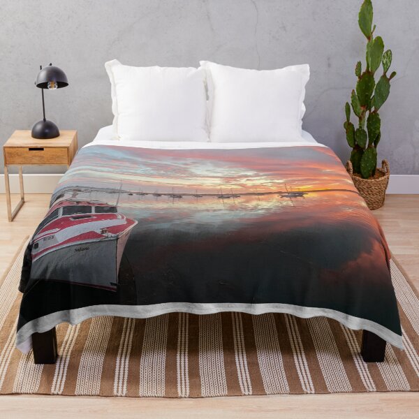 Item preview, Sunsetting across Morro Bay Harbor designed and sold by Michael Rock Art.