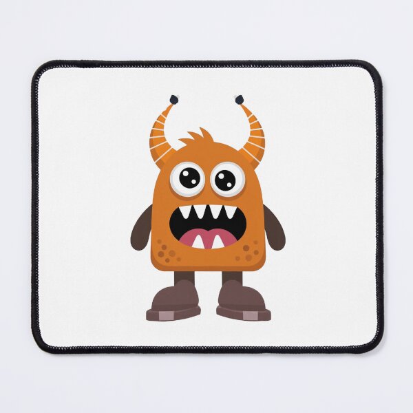 Item preview, Fun orange monster designed and sold by patty-and-john.