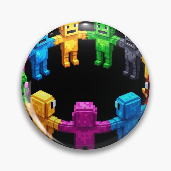 Item preview, United Pixel People - Community & Togetherness 8-Bit Art designed and sold by rendstuff ⭐⭐⭐⭐⭐.