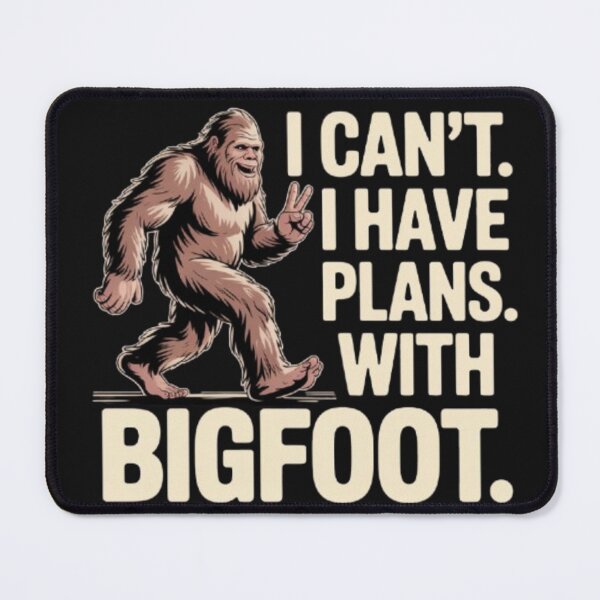 Item preview, I Can’t I Have Plans With Bigfoot Funny T-Shirt | Sasquatch Meme Shirt | Cryptid Humor Graphic Tee designed and sold by Youpiworld.