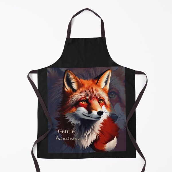Item preview, Gentle But Not Naive – Red Fox Art with Powerful Feminine Energy designed and sold by NUVYStudio.