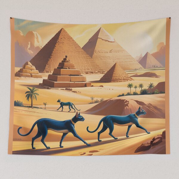 Item preview, Mmajestic Egyptian cats. designed and sold by Lilashakti ⭐️ ⭐️ ⭐️ ⭐️ ⭐️.