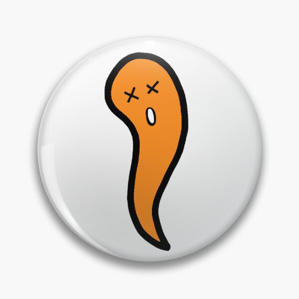 Item preview, Ghosty w/ Crossed Out Eyes (Orange) designed and sold by GH.