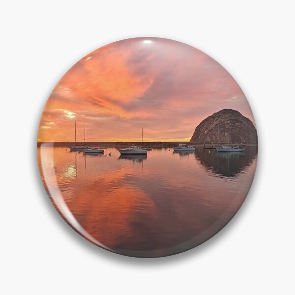 Item preview, Reflection of Sunsetting over Morro Bay designed and sold by Michael Rock Art.