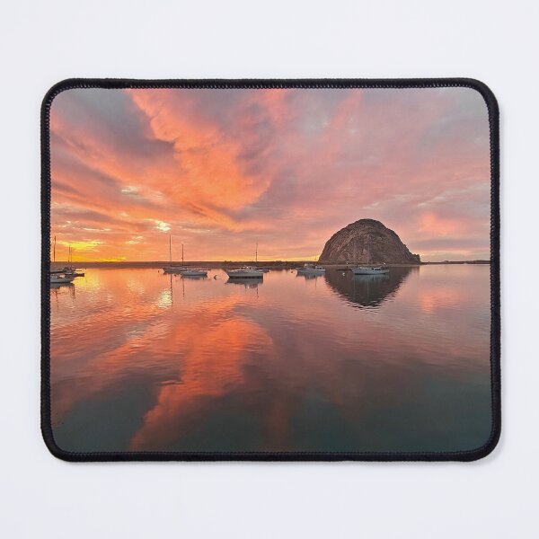 Item preview, Reflection of Sunsetting over Morro Bay designed and sold by Michael Rock Art.
