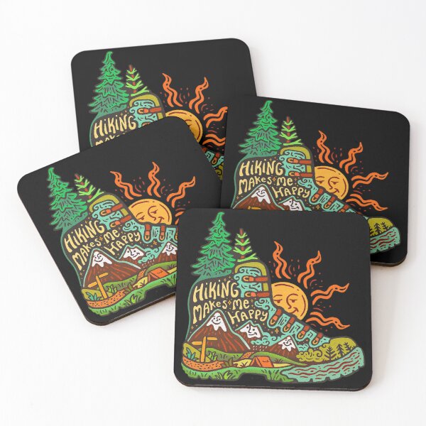 Item preview, Hiking makes me happy designed and sold by kahisageeky.