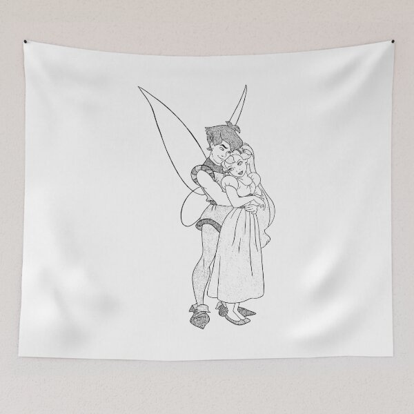 Item preview, Thumbelina & Cornelius  – Vintage illustration designed and sold by Atropa Parcae.