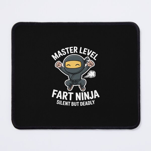 Item preview, Master Level Fart Ninja Silent But Deadly & Sarcasti designed and sold by SyntaxClaw.
