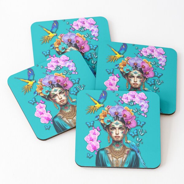 Item preview, Frida and orchids designed and sold by LoU-LoU-Oficial.