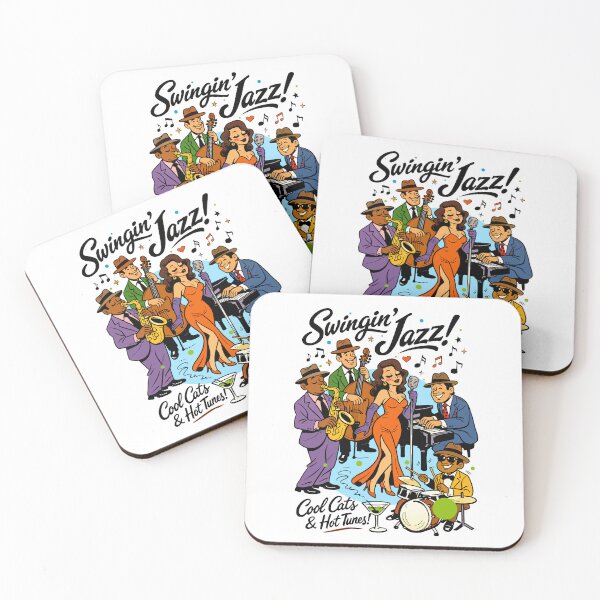 Item preview, Swingin' Jazz - Cool Cats and Hot Tunes designed and sold by Arte Cartoon From TagTeam Group.