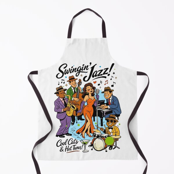 Item preview, Swingin' Jazz - Cool Cats and Hot Tunes designed and sold by Arte Cartoon From TagTeam Group.