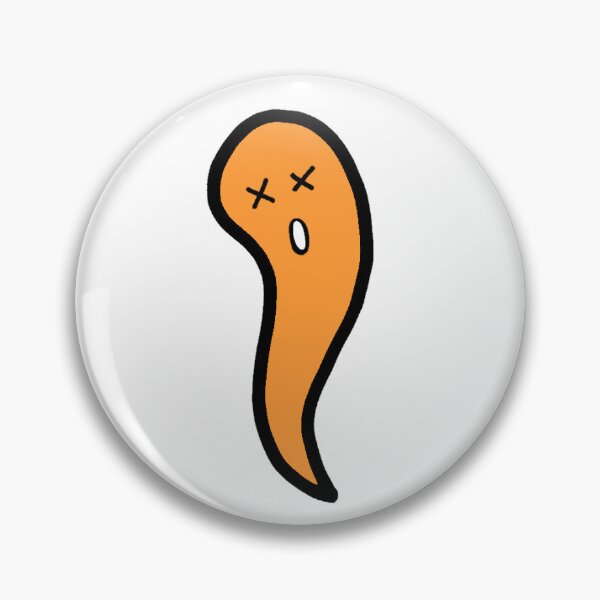 Item preview, Ghosty w/ Crossed Out Eyes (Orange) designed and sold by GH.