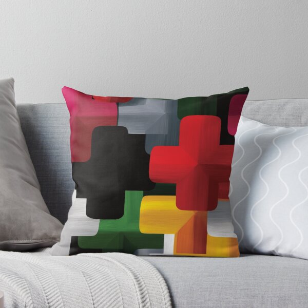 Item preview, Bold Colorful 3D Geometric Crosses Pattern designed and sold by DGtaLrtcom.