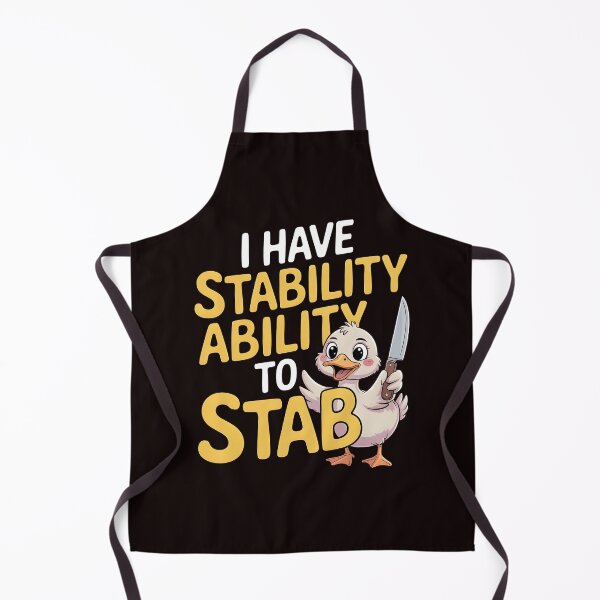 Item preview, I Have Stability Ability to Stab Duck Meme – Internet Humor Duck Design designed and sold by Redgiant87x.