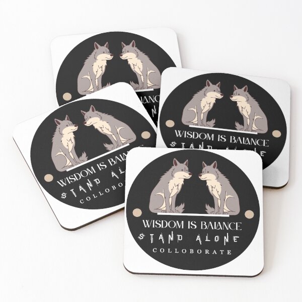Item preview, Wolf Wisdom designed and sold by LevelUpYourMotivation.