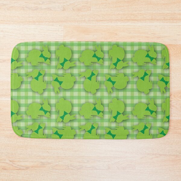 Item preview, Green Gingham with Dapper Bunnies designed and sold by Digitalmyth's Designs.