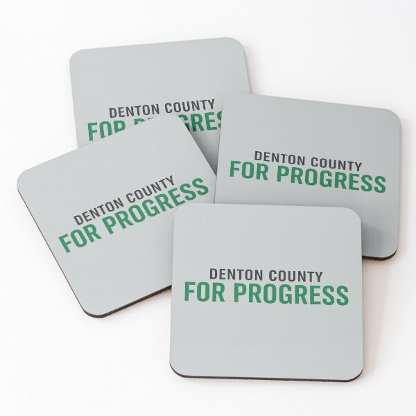 Item preview, Denton County For Progress Modern Text Design designed and sold by rendstuff ⭐⭐⭐⭐⭐.