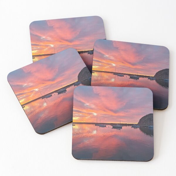 Item preview, Purple Sky over Morro Bay designed and sold by Michael Rock Art.