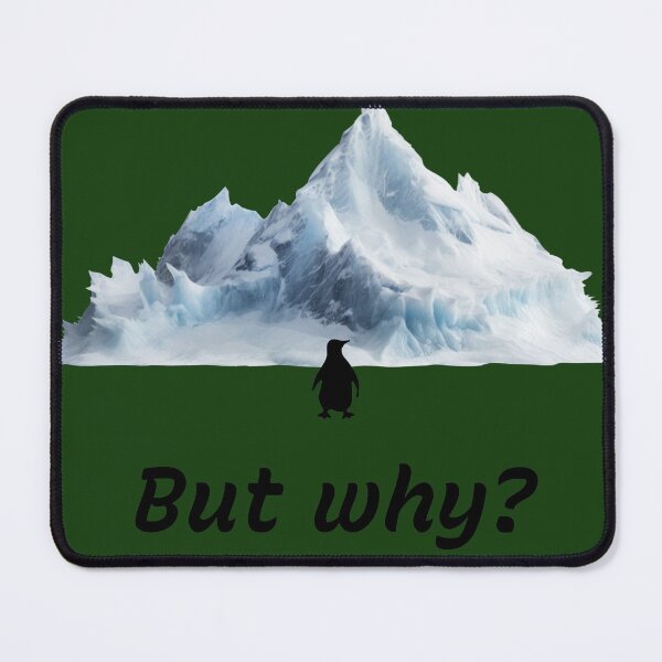 Item preview, The Lonely Wanderer Penguin - But Why? designed and sold by PhantomArtStore.