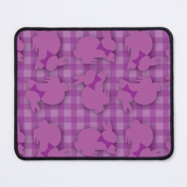 Item preview, Purple Gingham with Dapper Bunnies designed and sold by Digitalmyth's Designs.