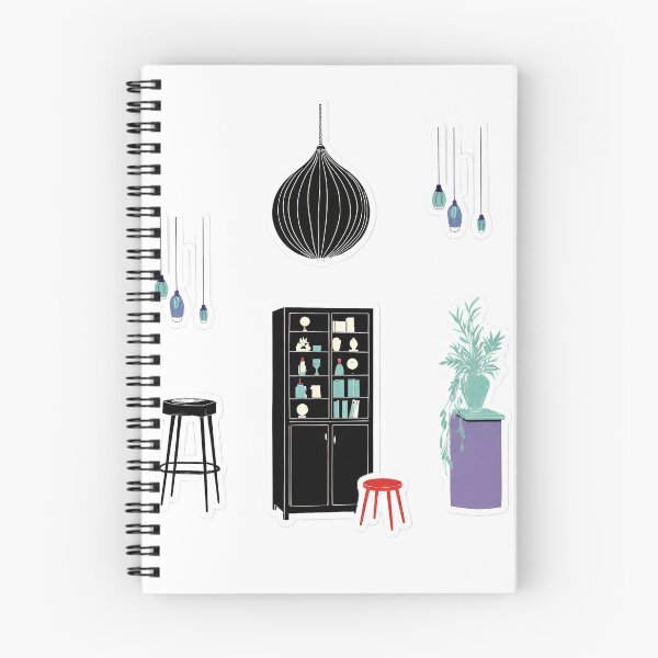 Item preview, Pack of household objects stickers 2 designed and sold by ArquitecturaMentalES.