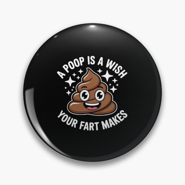 Item preview, Poop Emoticon A Poop Is A Wish Your Fart Makes Gag Birthday designed and sold by angolinnArt.