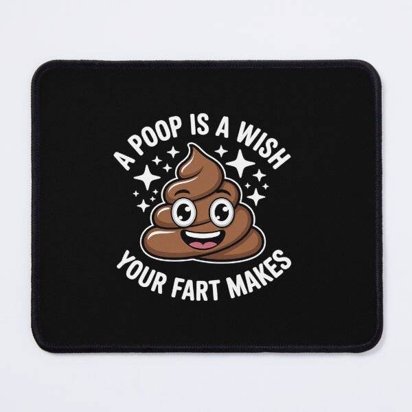 Item preview, Poop Emoticon A Poop Is A Wish Your Fart Makes Gag Birthday designed and sold by angolinnArt.