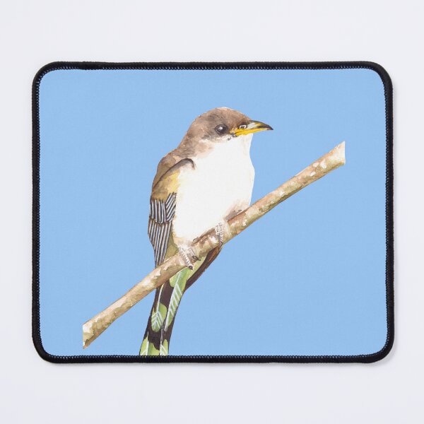 Item preview, Yellow-Billed Cuckoo bird watercolour painting designed and sold by art-elodie-g.