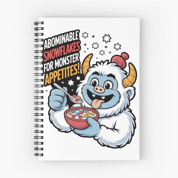 Item preview, Vintage Cereal Abominable Snowflakes – Funny Classic Cartoon for Kids designed and sold by SEBANOX.