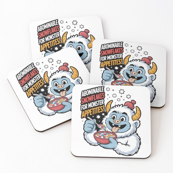 Item preview, Vintage Cereal Abominable Snowflakes – Funny Classic Cartoon for Kids designed and sold by SEBANOX.