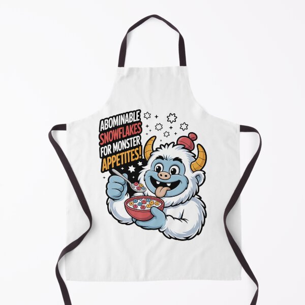 Item preview, Vintage Cereal Abominable Snowflakes – Funny Classic Cartoon for Kids designed and sold by SEBANOX.