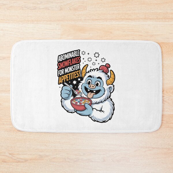 Item preview, Vintage Cereal Abominable Snowflakes – Funny Classic Cartoon for Kids designed and sold by SEBANOX.