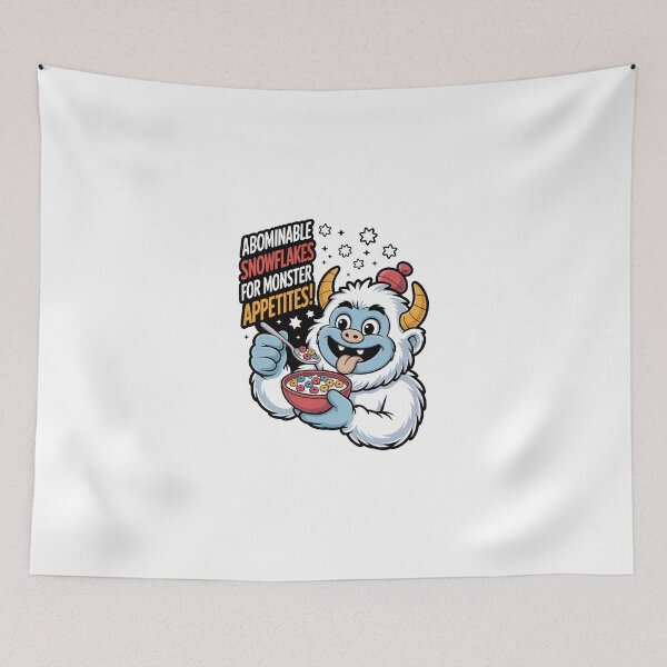Item preview, Vintage Cereal Abominable Snowflakes – Funny Classic Cartoon for Kids designed and sold by SEBANOX.