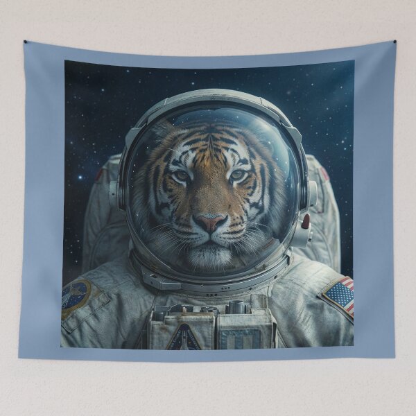 Item preview, Tiger Astronaut designed and sold by Tridentulus.