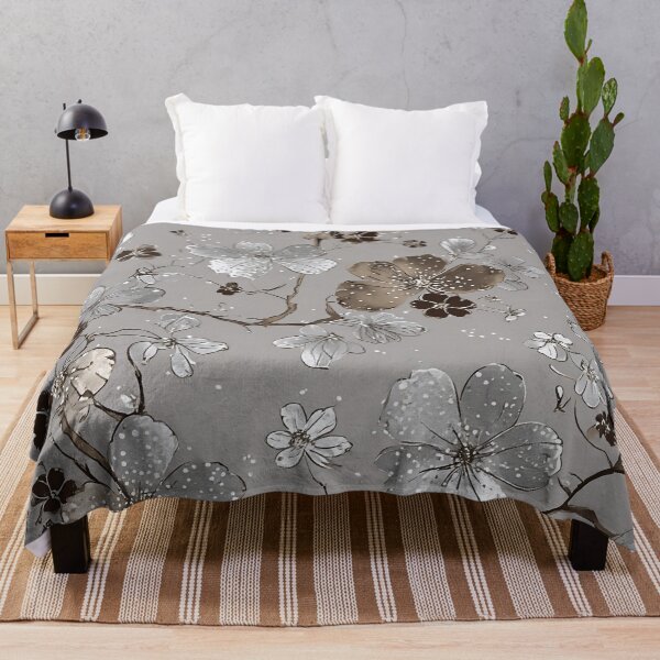Item preview, Delicate Japanese blossom designer trend designed and sold by Ink-Fluence.