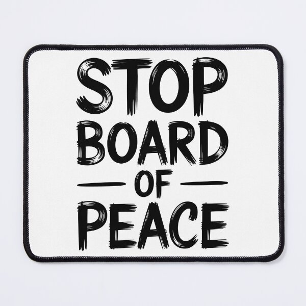 Item preview, Stop Board of peace designed and sold by SignumShop.