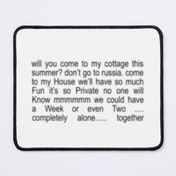 Item preview, heated rivalry will you come to my cottage but make it brat designed and sold by smlangann.