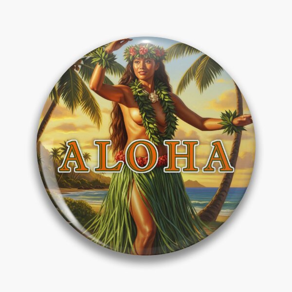 Item preview, Aloha Hula Girl designed and sold by -Koleidescope.