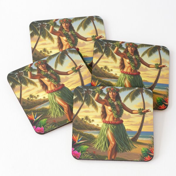 Item preview, Aloha Hula Girl designed and sold by -Koleidescope.