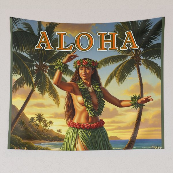 Item preview, Aloha Hula Girl designed and sold by -Koleidescope.