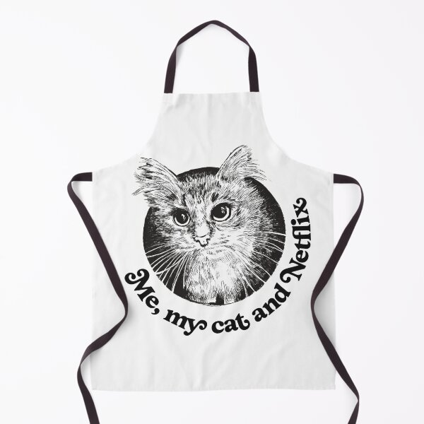 Item preview, Me, my cat, and Netflix designed and sold by Vanessa Gemmel.