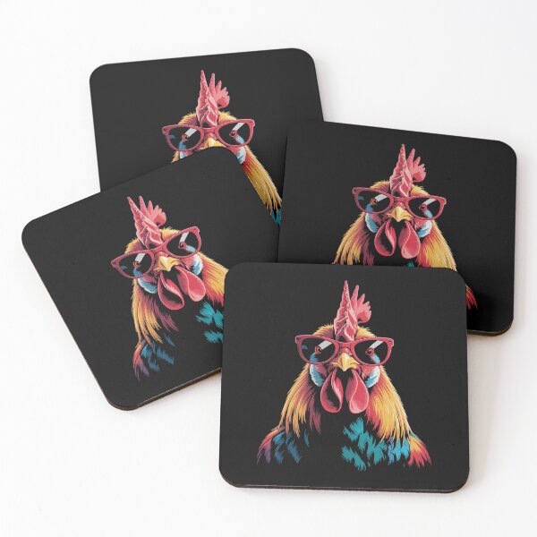 Item preview, Chicken Cool Rooster Wearing Sunglasses -Kids designed and sold by angolinnArt.